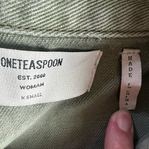 One Teaspoon Green distressed belted jump suit excellent like new condition XS - Picture 2 of 16